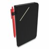Tru Red Medium Starter Journal, 1 Subject, Narrow Rule, Black Cover, 8 x 5, 192 Sheets TR58409